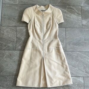 CHANEL Cream Mini Dress
